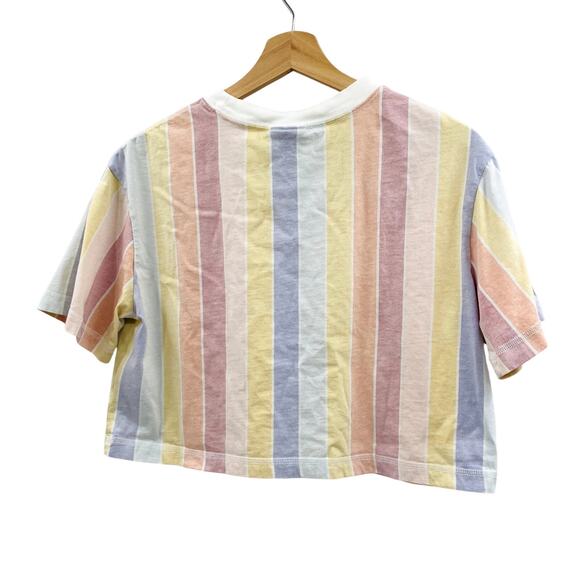 Nike colorful stripe cropped tee - Picture 3 of 4